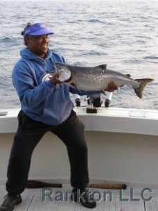 Lenise holding Chinook - Day 2